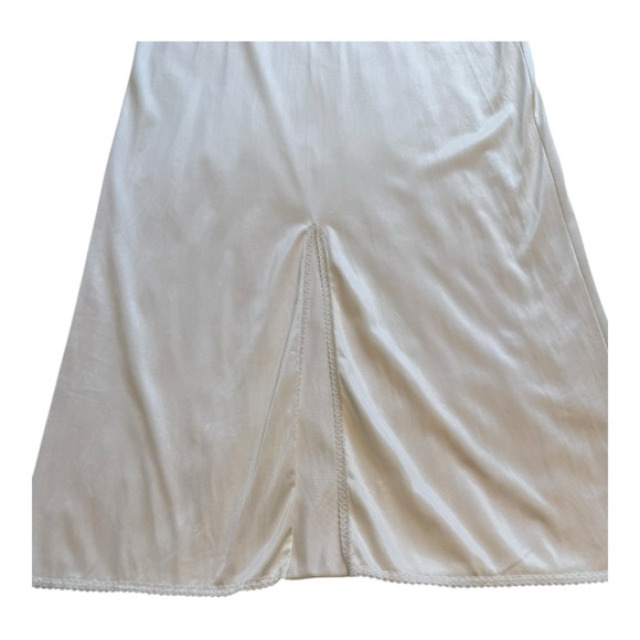 Vintage Kayser White Full Length Lingerie Slip With Adjustable Straps - Size 32 - Picture 8 of 12
